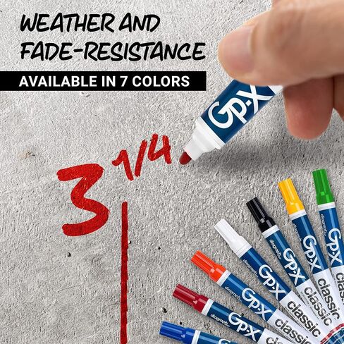 الجزء لا. DGC0968520 DEAGRAPHE MSP 0968-520 ، GP-X Classic Paint Marker ، Red in Saudi Arabia