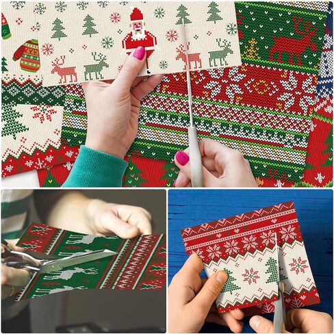 Christmas Scrapbook Paper 12x12, 24 Sheets Double-Sided Patterned Decorative Craft Paper for Junk Journals Greeting Cards Photo Album Decoration in Saudi Arabia