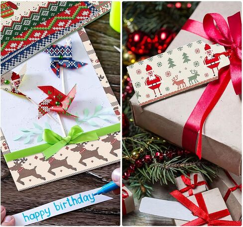 Christmas Scrapbook Paper 12x12, 24 Sheets Double-Sided Patterned Decorative Craft Paper for Junk Journals Greeting Cards Photo Album Decoration in Saudi Arabia