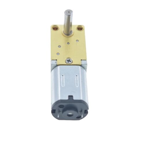 GW1812-N20 DC 12V (to 6V 3V) Metal Slow Speed High Worm Gear DC Motor Long Dual Shaft 16-381RPM Robot Eleltric Lock(53RPM,Dual Shaft 10mm) in Saudi Arabia