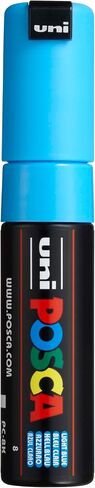 Posca Marker 8K باللون الأسود ، Posca Pens for Art Supplies ، اللوازم المدرسية ، الفن الصخري ، الطلاء النسيج ، علامات النسيج ، قلم الطلاء ، علامات الفن ، علامات Posca Paint in Kuwait