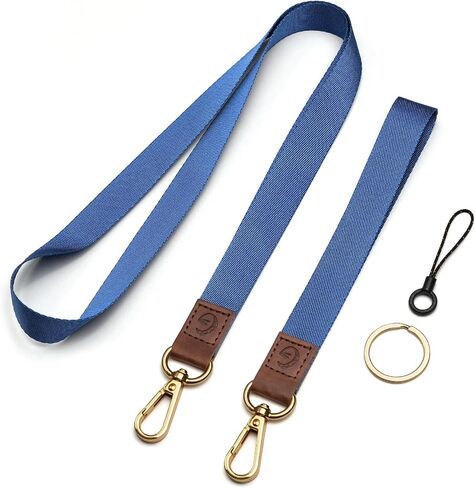 Lanyard, Long Neck Lanyard Key Lanyard, Id Badge Lanyard for Women and Men, Whistle, Keychain in Kuwait