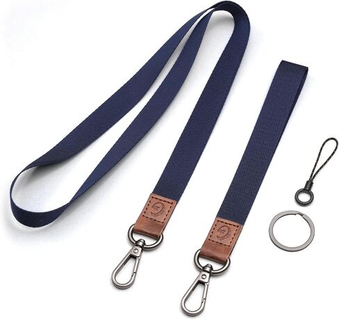 Lanyard, Long Neck Lanyard Key Lanyard, Id Badge Lanyard for Women and Men, Whistle, Keychain in Kuwait