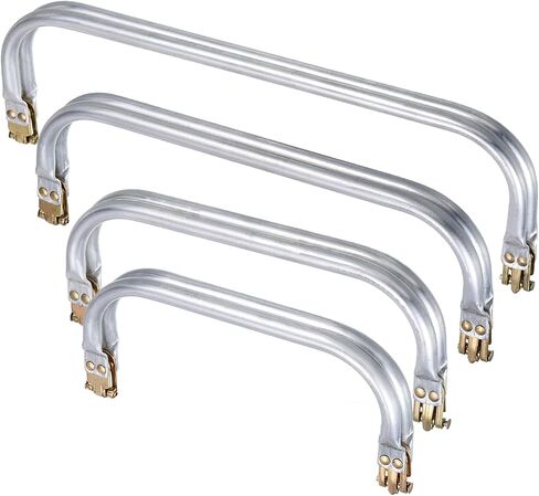 uxcell Metal Purse Frame 1Set, 7.1/7.9/10/12" Rectangle Lock Frame Kiss Lock Clasp Bag Frame Hardware Replacements for DIY Purse Handle Bag Making Sewing Craft Carpet in Saudi Arabia