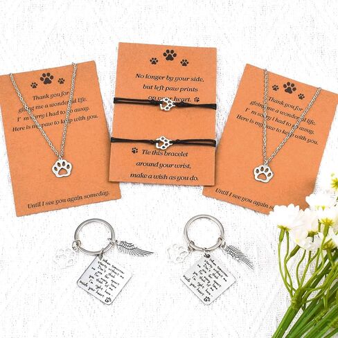 6 PCS PET Memorial Higds ، HIME PET Simplesy ، سوار CAT CAT المحبوب ، سلسلة المفاتيح التذكارية للحيوانات الأليفة للنساء اللواتي يفقدون الحيوانات الأليفة ، هدية تعاطف الحيوانات الأليفة in Kuwait