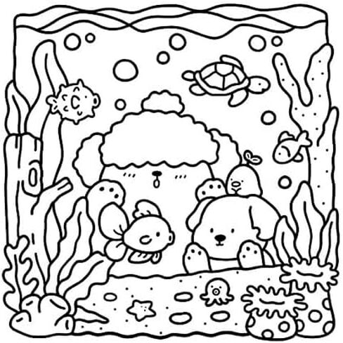Cozy Cuties: Coloring Book for Adults and Kids (Cozy Spaces Coloring) in Saudi Arabia