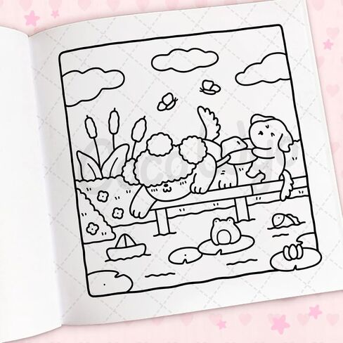 Cozy Cuties: Coloring Book for Adults and Kids (Cozy Spaces Coloring) in Saudi Arabia