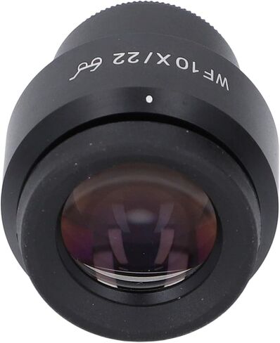 plplaaoo 2PCS 10X Microscope Eyepieces 22mm High Eye Spot Wide Field Optical Lens Eyepiece Diopter Adjustment 30mm Mount for Laboratory Research and Educational Use in Saudi Arabia