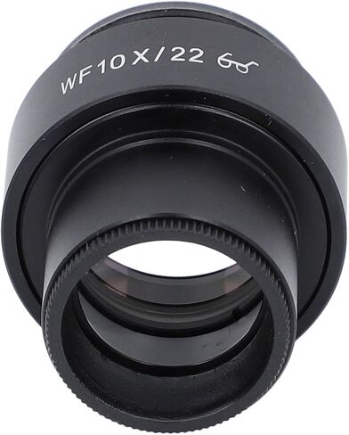 plplaaoo 2PCS 10X Microscope Eyepieces 22mm High Eye Spot Wide Field Optical Lens Eyepiece Diopter Adjustment 30mm Mount for Laboratory Research and Educational Use in Saudi Arabia
