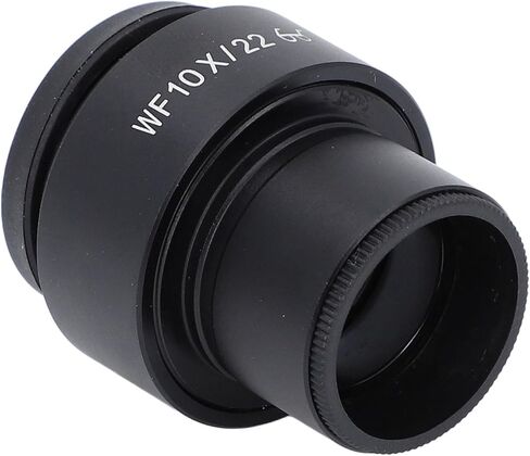plplaaoo 2PCS 10X Microscope Eyepieces 22mm High Eye Spot Wide Field Optical Lens Eyepiece Diopter Adjustment 30mm Mount for Laboratory Research and Educational Use in Saudi Arabia
