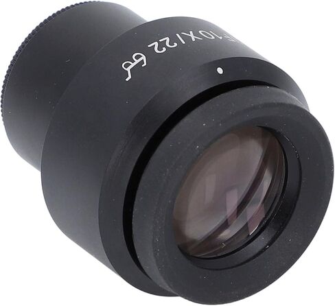 plplaaoo 2PCS 10X Microscope Eyepieces 22mm High Eye Spot Wide Field Optical Lens Eyepiece Diopter Adjustment 30mm Mount for Laboratory Research and Educational Use in Saudi Arabia