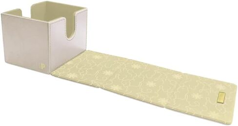 Ultra Pro - Mana 8 Alcove Edge Deck Box - Plains for Magic: The Gathering ، Store وحماية ما يصل إلى 100 بطاقات MTG ذات الحجم القياسي ، رائع لقائد القائد ، صندوق تحميل جانبي ، جلدي متميز in Saudi Arabia