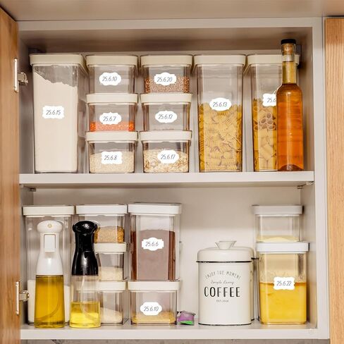 240pcs علامات الهدايا ملصقات ، 2 '' × 3''Kraft ملصق ، ملصقات بنية بنية ذاتية لزجاجة الزيوت الأساسية ، الجرار ، تخزين الطعام أو زخرفة الهدايا (Kraft) in Kuwait