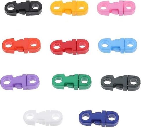 20Pcs Muticolor Breakaway Buckles Mini Safety Plastic Contoured Side Release Buckles Breakaway Clasp for Necklace Bracelet Webbing Backpack Sewing Accessories in Saudi Arabia