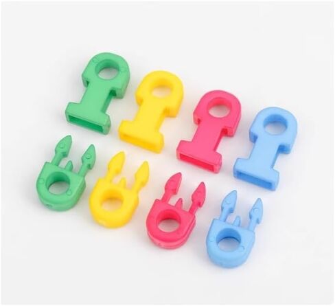 20Pcs Muticolor Breakaway Buckles Mini Safety Plastic Contoured Side Release Buckles Breakaway Clasp for Necklace Bracelet Webbing Backpack Sewing Accessories in Saudi Arabia