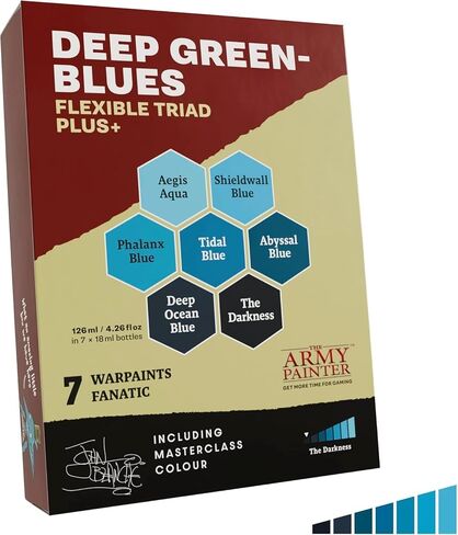 The Army Painter, Warpaints Flexible Triad PLUS+: Black & Greys, 7 x 18 ml acrylic paints - Miniature quality hobby paint for Dungeons and Dragons & Warhammer Miniatures in Saudi Arabia