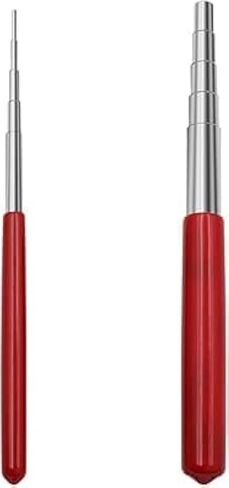 ZhangyiHot 2Pcs Red Jewelry Mandrel Stick Stainless Steel Measuring Size Wrapping Wire Making Tools Beading and Jewelry Making(ZS431) in Saudi Arabia