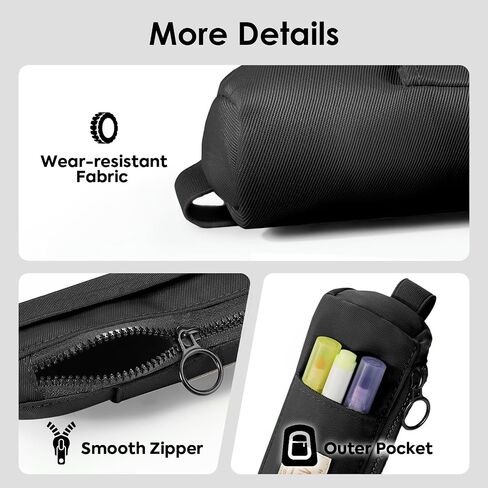 MoKo Pen Holder for Notebook, Pencil Pouch with Adjustable Elastic Band, Slim Portable Zipper Pen Pouch Holder for Planners, Journals, Book, Green in Saudi Arabia