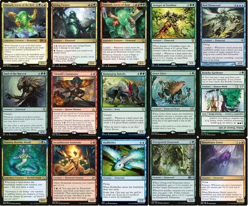 القائد الأولي - EDH - Green Red Blue - Built Custom - Magic the Gathering - MTG - 100 Card! in Saudi Arabia
