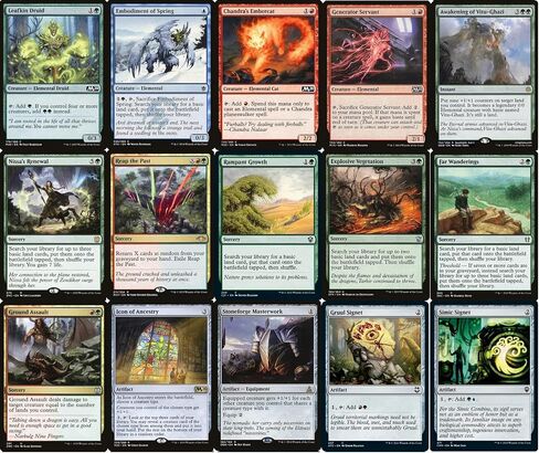 القائد الأولي - EDH - Green Red Blue - Built Custom - Magic the Gathering - MTG - 100 Card! in Saudi Arabia