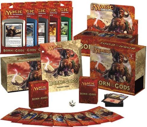Magic: the Gathering - Born of The Gods - Sealed Fat Pack (9 Booster Packs & More) in Saudi Arabia