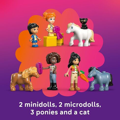 LEGO Friends Pony Ranch & Stable Pretend Play Building Toy - Playset with 3 Horse Toys for Creative Storytelling - Birthday Gift Idea for Girls & Boys, Ages 7+ Who Love Horse Stuff - 42654 in Saudi Arabia