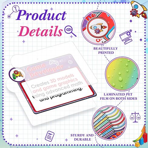 Funrous 9 Pcs Science Careers Bulletin Board Science Posters Back to School Classroom Decor Educational Essential Qualities for Middle and High College Students Classroom Teacher Supplies in Saudi Arabia