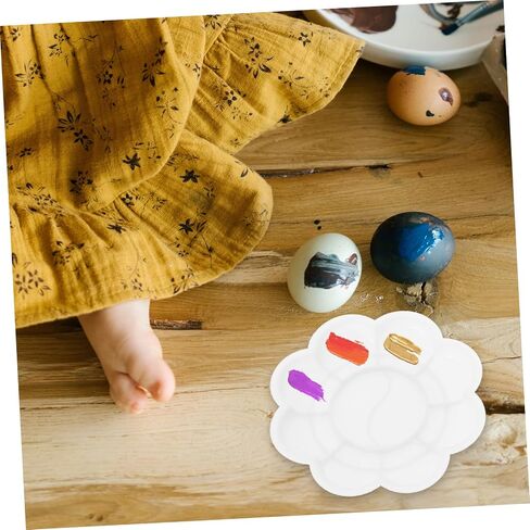 100Pcs Plastic Watercolor Mixing Tray Set for Boys and Girls Pigment Holder Fixed Plate for Art Projects for Painting Activities at Home or School in Saudi Arabia