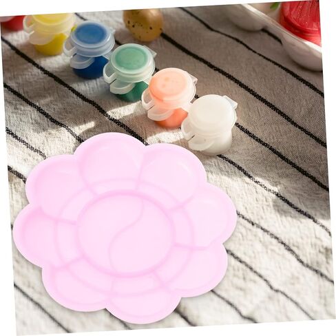 100Pcs Plastic Watercolor Mixing Tray Set for Boys and Girls Pigment Holder Fixed Plate for Art Projects for Painting Activities at Home or School in Saudi Arabia