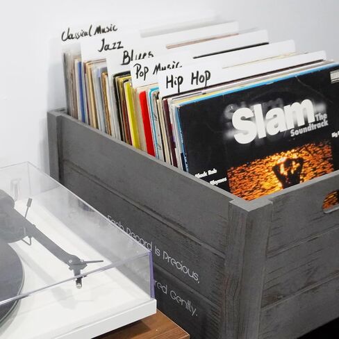 25 pcs Vinyl Record Dividers, 12.9 * 12.5 Inch White Organizer, Plastic Double-Side Index Card Dividers, Reusable Vinyl Separators for Album LP Storage in Saudi Arabia