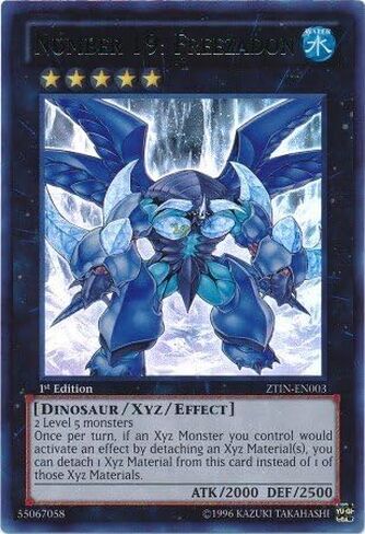 YU-GI-OH! - Number 19: Freezadon (ZTIN-EN003) - 2013 Zexal Collection Tin - 1st Edition - Ultra Rare in Saudi Arabia