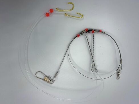 Porgy (Scup) Wire Leader Hi-Lo Rig in Saudi Arabia