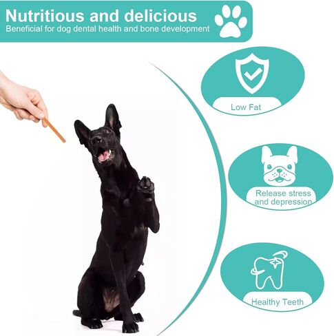 Sweet Potato Dog Treats no Rawhide for Small and Large Dog Sticks Puppy Training Snacks Grain Free 0.5lb/227g in Kuwait