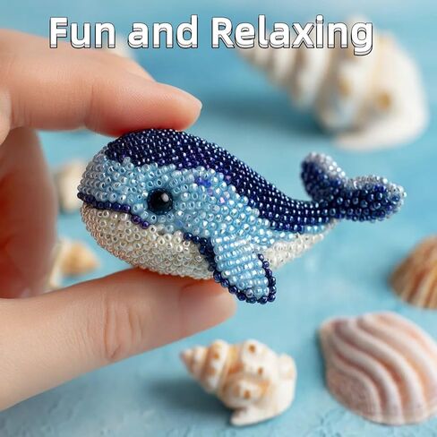 مجموعة Octopus Bead Pead Tembroidery ، مستلزمات تطريز DIY Ocean موضوع مع ورقة تعليمات كاملة اللون ، للمبتدئين المصنوع يدويًا ، هدية ديكور المنزل (Octopus B) in Saudi Arabia