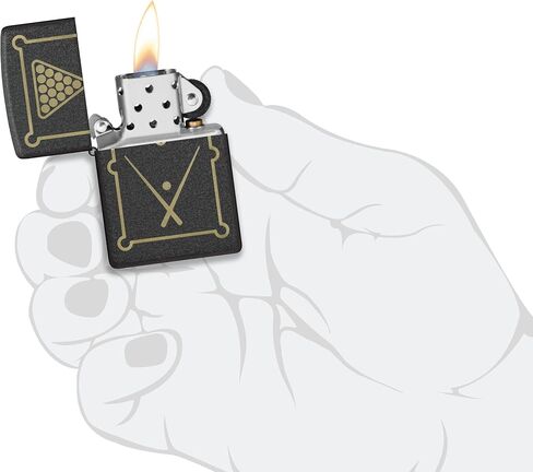 ولاعة جيب بتصميم Zippo Domino بلون أبيض غير لامع in Saudi Arabia