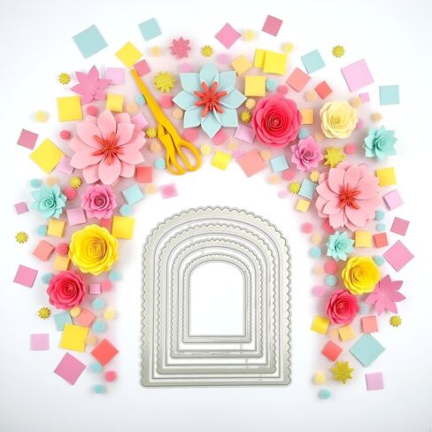 Nesting Arch Die Cuts Embossing Cutting Dies, for DIY Scrapbooking Photo Album Decorative Embossing Paper Dies for Card Making Templated in Saudi Arabia