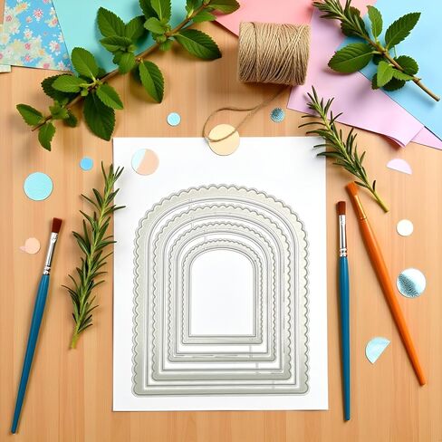 Nesting Arch Die Cuts Embossing Cutting Dies, for DIY Scrapbooking Photo Album Decorative Embossing Paper Dies for Card Making Templated in Saudi Arabia