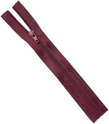 Nylon Invisible Zipper for Sewing #3, Multiple Sizes 7-18 Inch, Garment Making Craft Supplies, Tailor Tools (Brown, 7 Inch) in Saudi Arabia