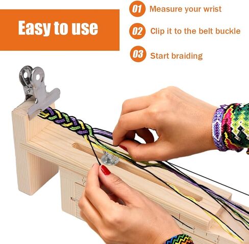 Restynic Paracord Jig Bracelet Maker ، صانع سوار خشبي للرقص مع 4 مقاطع - أداة تجويف Paracord قابلة للتعديل لصياغة الأساور ، والأحزمة وأحزمة المفاتيح (اللون: Wood2) in Kuwait