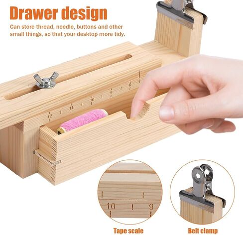 Restynic Paracord Jig Bracelet Maker ، صانع سوار خشبي للرقص مع 4 مقاطع - أداة تجويف Paracord قابلة للتعديل لصياغة الأساور ، والأحزمة وأحزمة المفاتيح (اللون: Wood2) in Kuwait