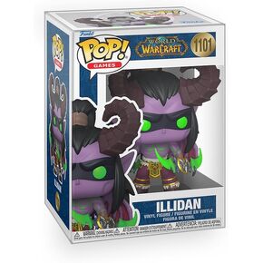 ألعاب البوب: World of Warcraft - Illidan with Warglaive of Azzinoth Vinyl Figure متضمنة مع حامي الصناديق متوافق مع Funko in Kuwait