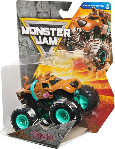 Monster Jam Scooby-Doo Die-Cast Monster Truck, 1:64 Scale, Kids Toy Vehicle, Ages 3+ in Saudi Arabia