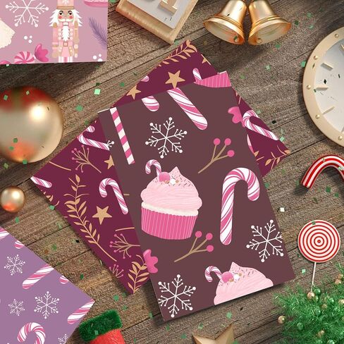 24 Sheets Christmas Pattern Pad 11.8'' x 11.8'' – Nutcracker Ballet Scrapbook Paper, Nutcracker Ballet Patterned Double-Sided Cardstock Paper for Xmas Crafts & DIY Card Making, Origami, Scrapbooking in Saudi Arabia