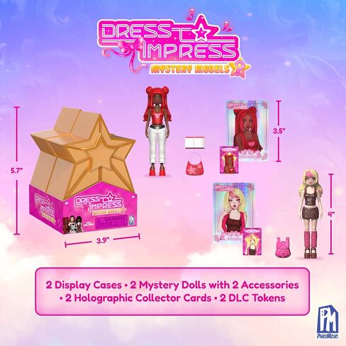 Dress to Impress - Mystery Model Minifigure 2-Pack (4" Tall, Series 1) [Includes DLC] in Saudi Arabia