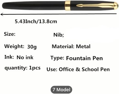 اللغة العربية الفارسية النافورة النافورة النافورة القلم (أسود ، 1.5 ملم) in Kuwait