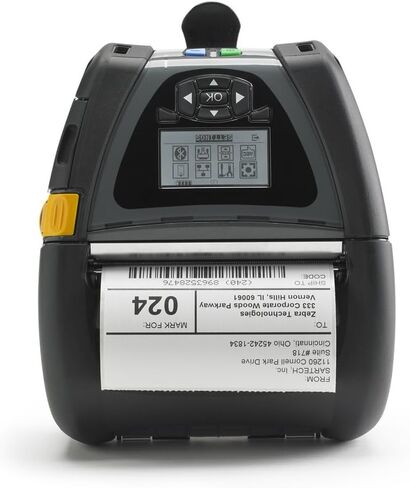 Zebra Technologies QN4-AUNA0M00-00 Mobile Printer, QLn 420 Series, USB, 4" Print Width, 7.35" x 6.5" x 3.25" Size in Saudi Arabia