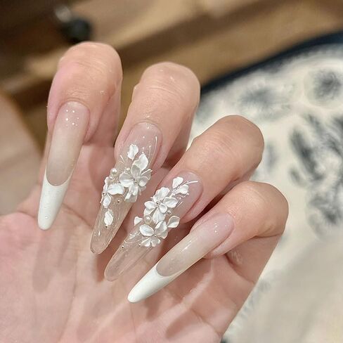 3PCS 3D Flowers Nail Mold, Floral Nail Charms Resin Molds Bow Silicone Carving Template for Manicure Design Tool Nail Supplies in Saudi Arabia