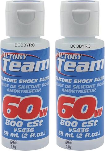 2 Pack Associated Silicone Shock Fluid Oil 60wt 60 Weight 5436 LOSI ARRMA HPI Includes CHICAGOLAND RC Coupon in Saudi Arabia