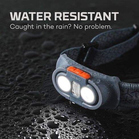 NEBO Einstein Powerful 600 Lumen Headlamp and Worklight with Rechargeable Batteries, Compact Low-Profile Headlamp in Saudi Arabia