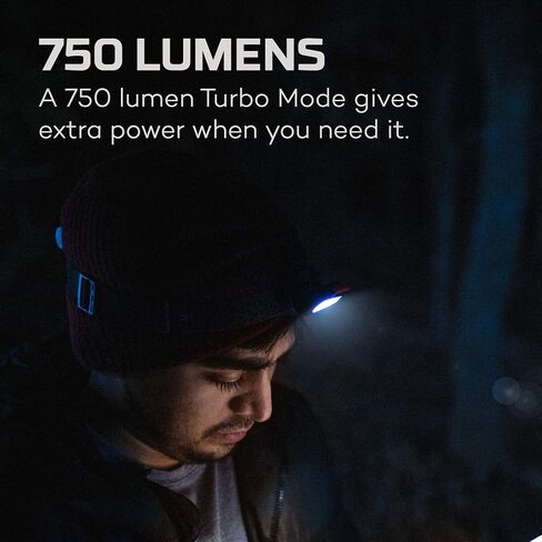 NEBO Einstein Powerful 600 Lumen Headlamp and Worklight with Rechargeable Batteries, Compact Low-Profile Headlamp in Saudi Arabia